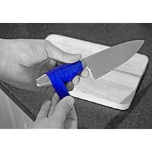 Tenura 75377-0000 Blue Silicone Non-Slip Strip, 3-1/5' Length x 3/4" Width