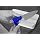 Tenura 75377-0000 Blue Silicone Non-Slip Strip, 3-1/5' Length x 3/4" Width