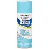 Rust Oleum 280726 American Accents Ultra Cover 2X Spray Paint, Gloss Seaside, 12-Ounce
