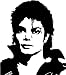 Sticker - Michael Jackson Portrait - 35x40 cm
