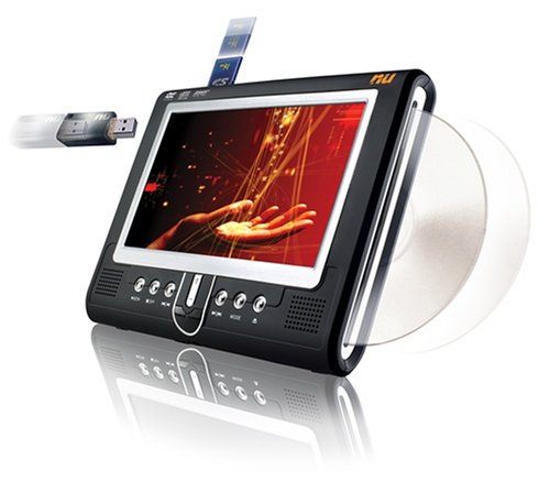 Electronics: NU CineTrek II Portable DVD Player W/8.5 Tablet Style