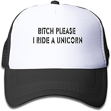 Bitch Please I Ride A Unicorn Baseball Caps Mesh Truck Boys Hats