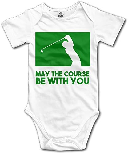 MAY THE COURSE BE WITH YOU GOLF Unisex Bodysuit For Baby