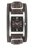 41x9rHIFJXL. SL160  GUESS Black Leather Strap Watch