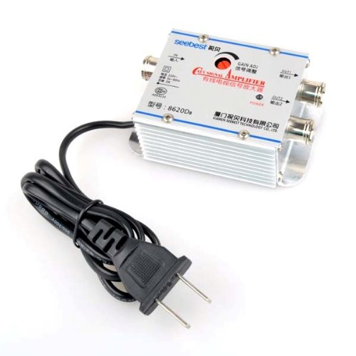 BestDealUSA TV Signal Cable Booster CATV HD AMP Amplifier 2 Output