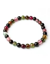O-stone 3A Best Tourmaline Paradise Bracelet Grounding Stone Protection 6mm Precious Stone