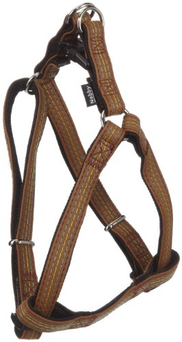 Nobby 78310-23 Geschirr \"STITCH\" L: 35-60 cm, B: 15 mm, braun Preisvergleich