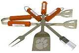 NCAA Clemson Tigers 4 Pc. BBQ Set