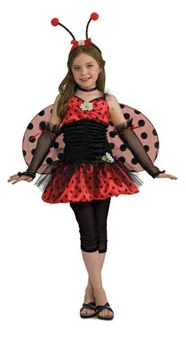 Tween MED (2-4)- Funky Drama Queen Ladybug Costume