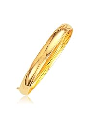 Classic Bangle in 14K Yellow Gold (8.0mm)