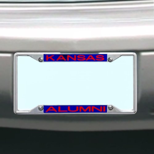 NCAA Kansas Jayhawks License Plate Frame Alumni