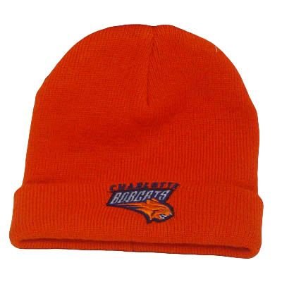 NBA CUFFED KNIT HAT BEANIE TOQUE CHARLOTTE BOBCATS ORANGE NEW BORN BABY YOUTH