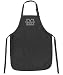 Marshall University Apron NCAA College Logo Black Marshall Herd TOP RATED for Grilling, Barbecue, Kitchen and Cooking Best Unique Gifts for a Man, Men, HIM HER Women, Ladies. GIFT IDEA!