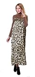 Animal Print Maxi Maternity and Nursing Dress(so1042)