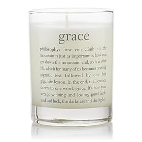 amazing grace scented candle | scented candle | philosophy