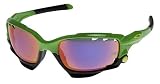 Oakley Jawbone Oo9089 Green / Black Frame/+red Iridium + Yellow Set Lens Plastic Sunglasses