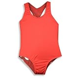 St. Tropez Swimwear - Girls One Piece Swimsuit, Red