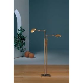 Holtkoetter Double Swing Arm Pharmacy Floor Lamp