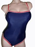Anne Cole Collection Navy Blue Red One Piece Swimsuit