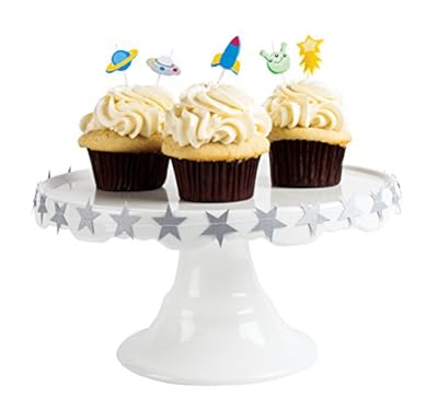Party Partners Candid Candles Shaped Cake Decoration, Birthday Blast Off