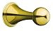 KOHLER K-364-PB Finial Traditional Robe Hook, Vibrant Polished Brass
