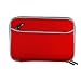 Red Mivizu Apple iPad tablet case neoprene cover for Apple iPad Wifi / 3G Model 16GB, 32GB, 64GB with dual zipper and front pocket
