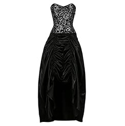 Brocade/Cotton/Satin Corset   Waistline  Dress