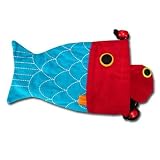 Peacock B014-4 Batik Fish within a Fish Purse - Turquoise