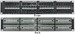 CAT5E Patch Panel, Horizontal, 110 Type, 48 Port, 19" Rackmount