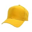 Plain Yellow Adjustable Hat