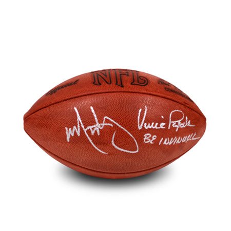 Mark Wahlberg and Vince Papale Autographed Invincible Official NFL Football