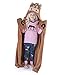 Horse Blanket Childrens Hooded Animal Critter Blankets by LazyOne | Childrens Dress Up Large Travel Blanket (ONE Size)