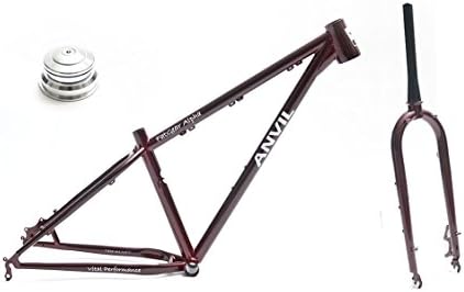 ANVIL BIKE Fatgear Alpha Cr-Mo Fat Frame Fork Kit 21 Inch Cherryred