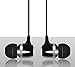 Qvoit Ergonomic Noise Isolating Earbuds with Smart Built-in In-line Mic - Bass Enhanced + Bass Boosted and Stereo Surround Sound Audio Earphones