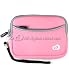 Quality Protective Water Resistant Pink Glove Case Slide Zipper Closure with Strap for 4.3" GPS + Lanyard Gift