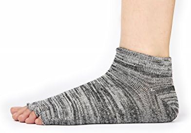 Free Toes Socks for Yoga, Barre, and Pilates, 1 Pair, Regular