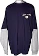 Russell Athletic Notre Dame Big & Tall Long Sleeve Hangdown Crew Tee Shirt