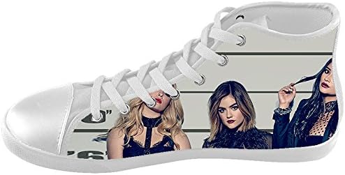 GDOKONW Customize Pretty Little Liars High Top Kids Canvas Shoes Girls Boys Unisex