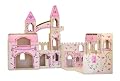 Melissa & Doug Deluxe Wooden Folding Princess Castle