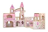 Melissa & Doug Deluxe Wooden Folding Princess Castle