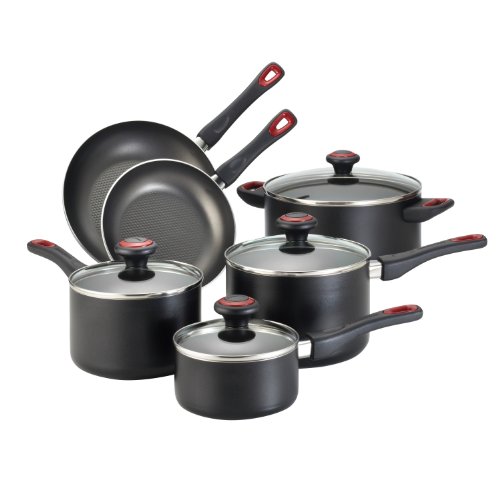 Farberware 10-Piece Dishwasher Safe Cookware Set product image