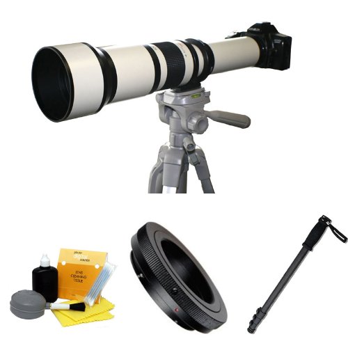 Rokinon ROK650Z 650-1300MM F8-16 T-Mount Zoom Lens With T-Mount Adaptor for Canon EOS SLR/DSLR