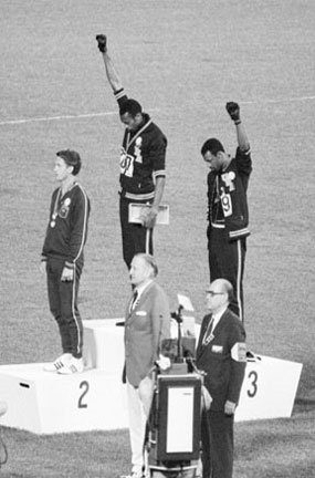 Black Power, Mexico City Olympics 1968 Education Poster Print, 24x36
