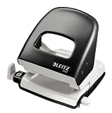 Produkt-Bild: Leitz 50086095 Locher, 2,5 mm, mit Anschlagschiene, Blisterverpackung, schwarz
