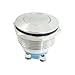 uxcell® 22mm Flush Mounted Momentary SPST Stainless Steel Round Push Button Switch