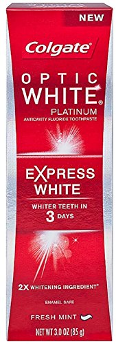 Colgate Optic White Platinum Express White Toothpaste, Fresh Mint 3 oz