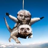 Meerkat Mayhem Skydiving Card
