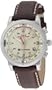 Timex Men's T49818 Expedition E-Compass Analog Stainless Steel Case Brown Strap Watch