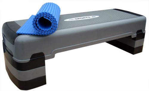 ScSPORTS BIG AEROBIC STEP 90cm x 32cm x 15/20/25 cm WITH MAT