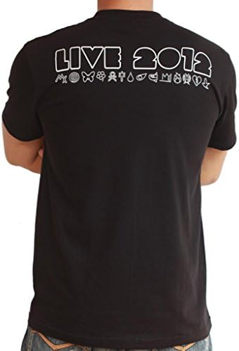 Live 2012 - Coldplay T-Shirt Small Black